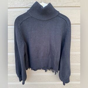 Lovers and Friends Granite Sweater Black Size Small